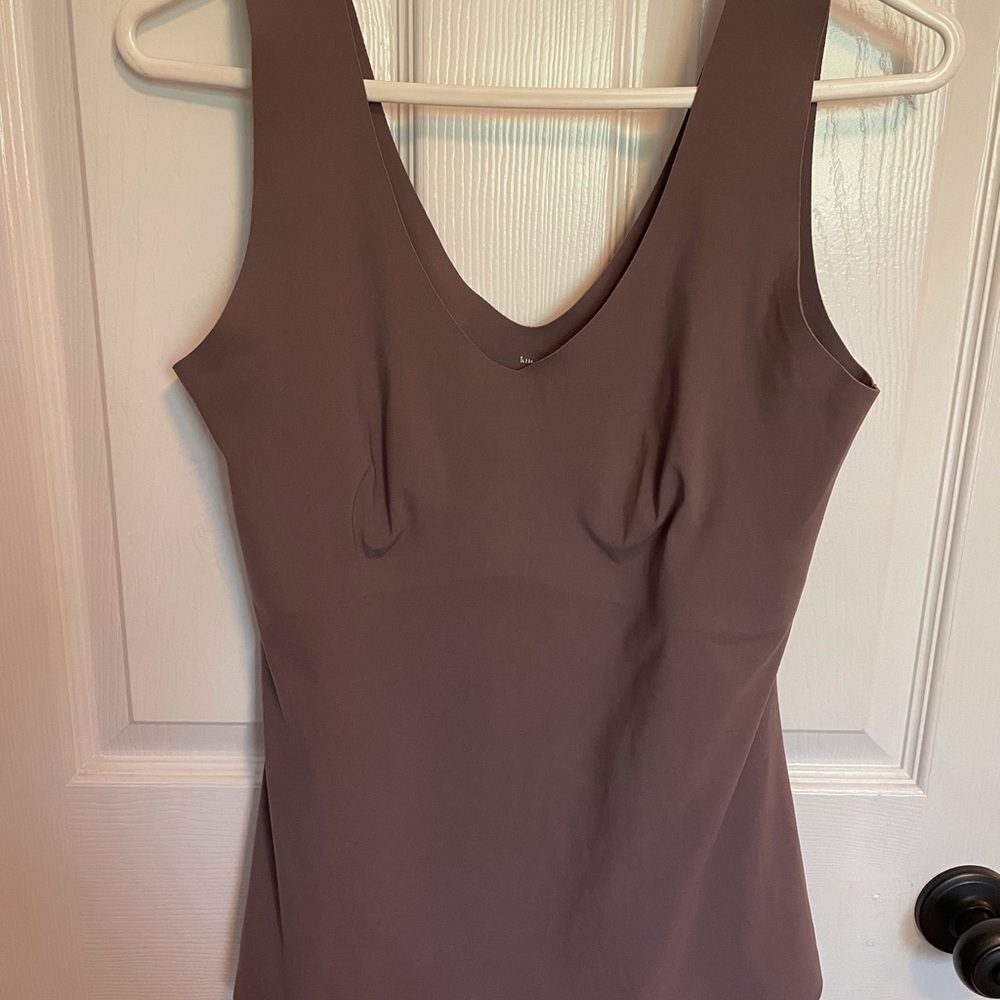 Knix Luxelift Tank in Grey Truffle size XL